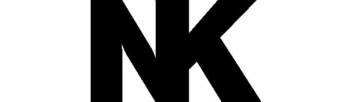 NK logo, black